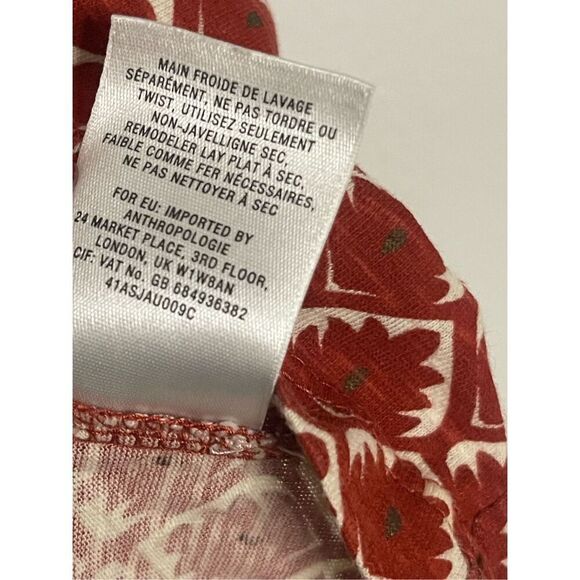 Anthropologie Akemi + Kin Eivy Embroidered Embellished Sleeveless Top Small - Picture 7 of 8